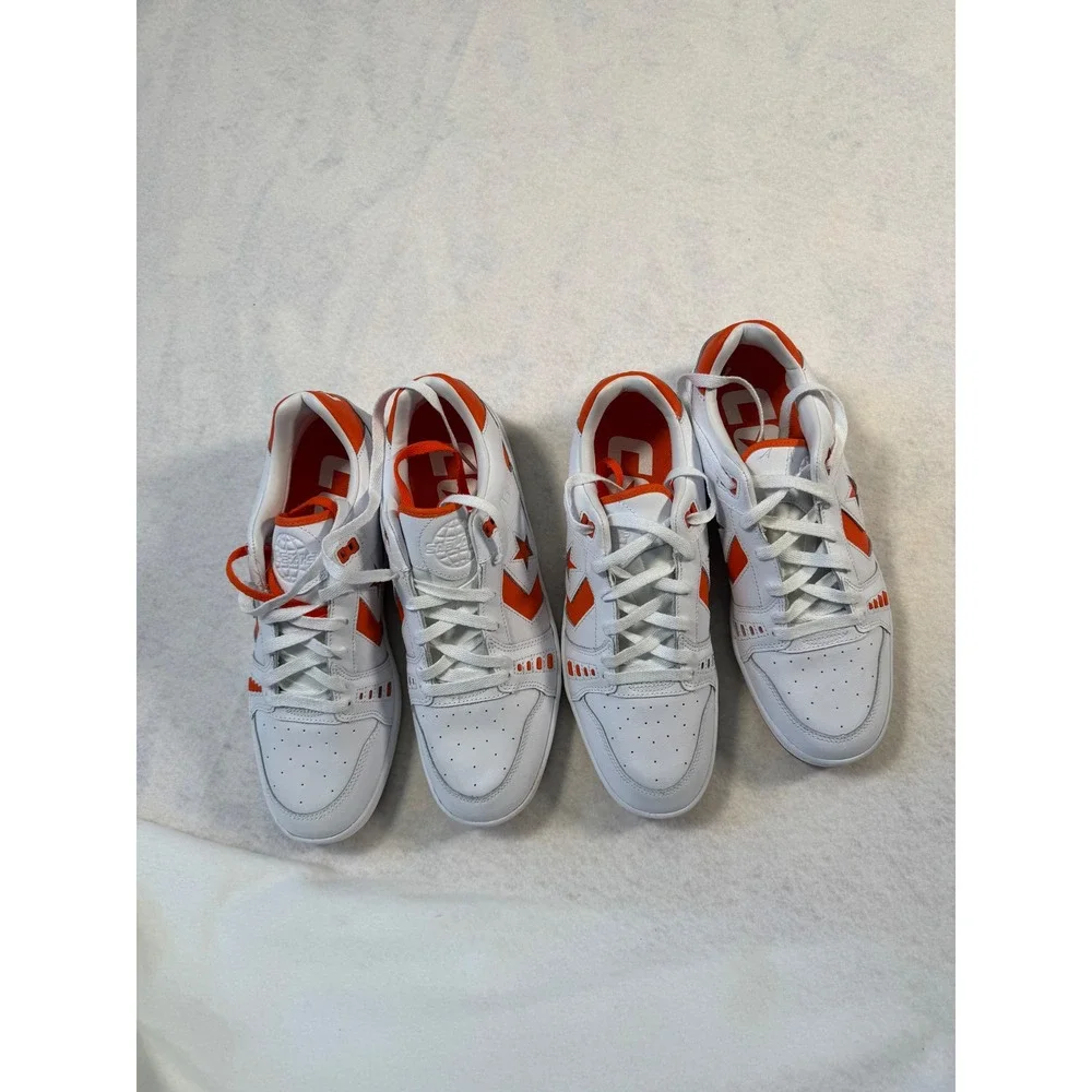 Converse AS-1 Pro Ox White Orange Alexis Sablone Skate Shoes Low Top‎ Men 11